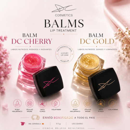 THE LINE DC Balms · Gold & Cherry